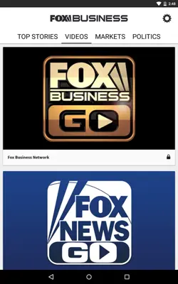 Fox Business android App screenshot 0